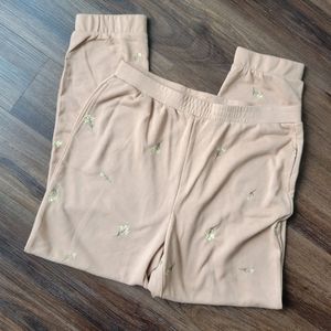 NWT Floral Sweat Pants